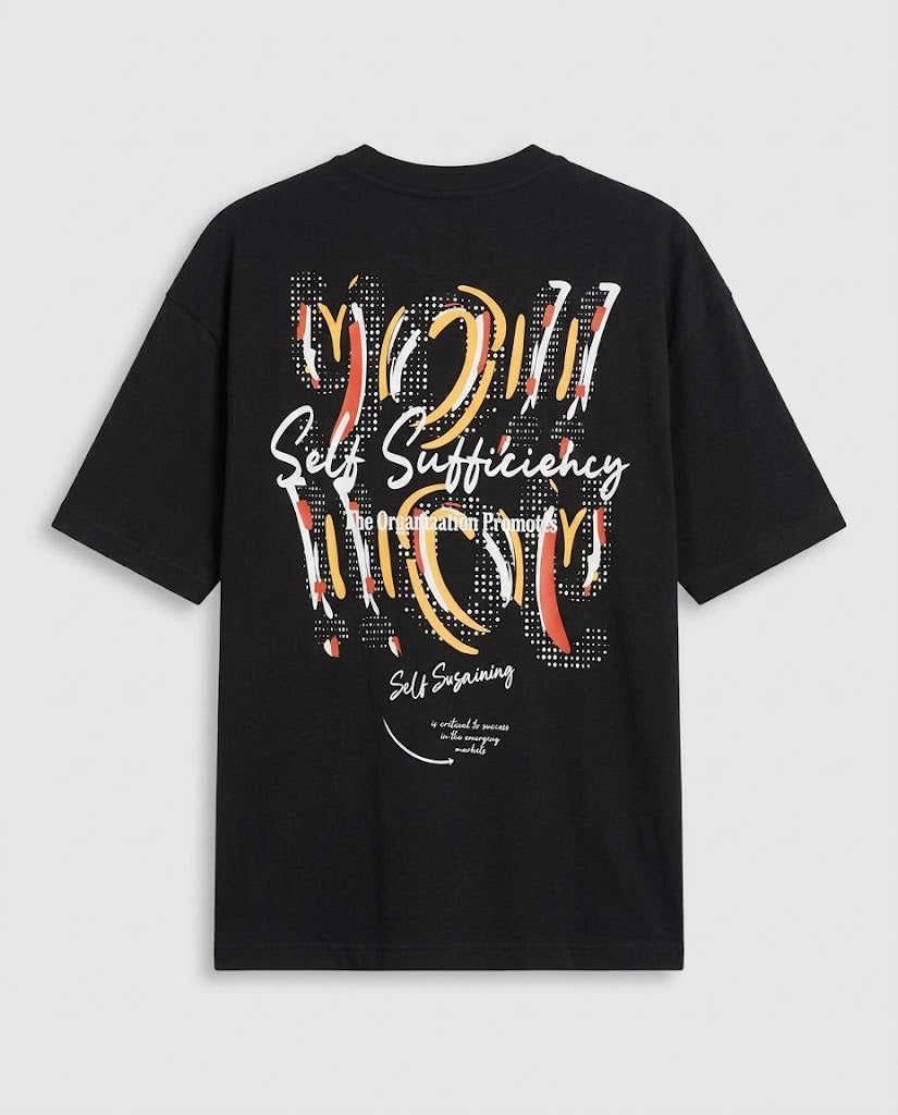 "Self Sufficiency" Abstract Graphic T-Shirt