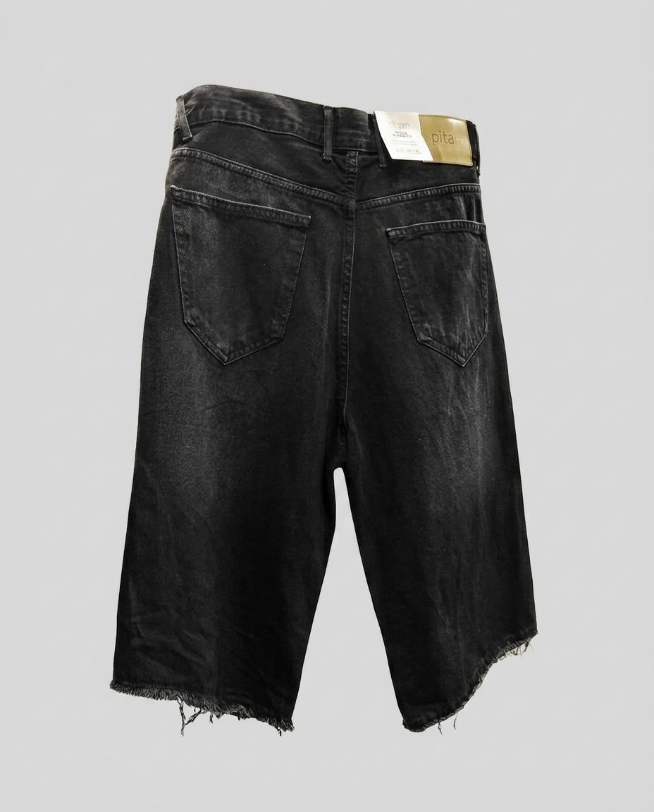 Raw Hem Denim Shorts