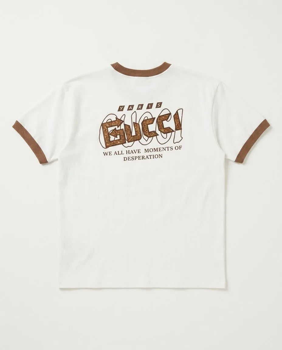 GUCCI Statement Graphic Ringer T-Shirt - Over Size