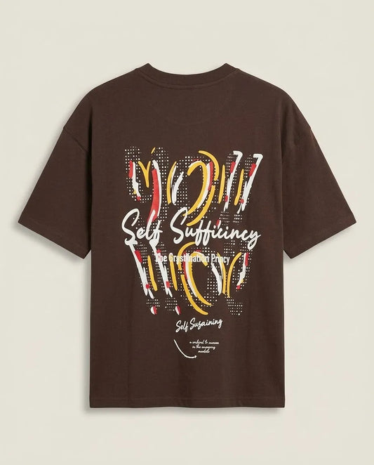 "Self Sufficiency" Abstract Graphic T-Shirt