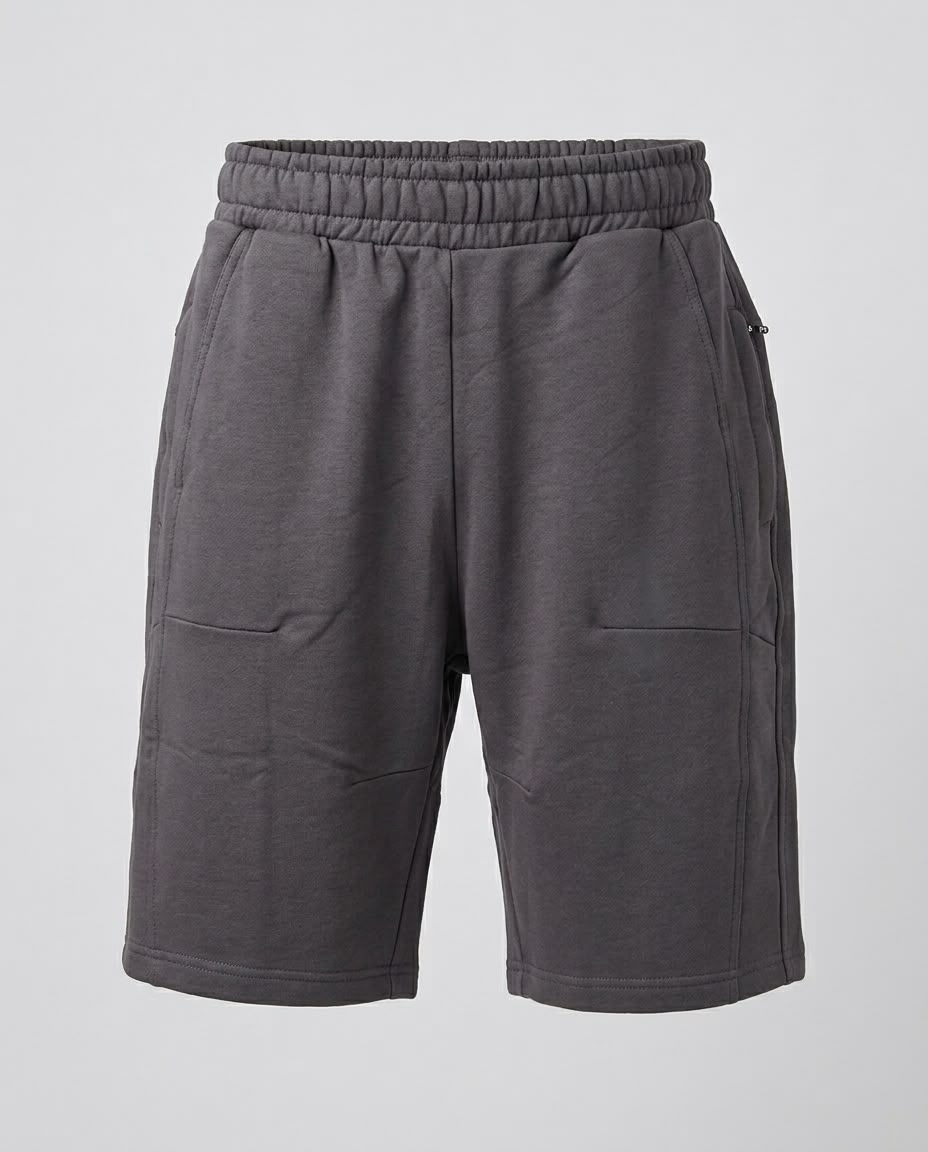 Men's Casual Dark Grey Sweat Shorts
