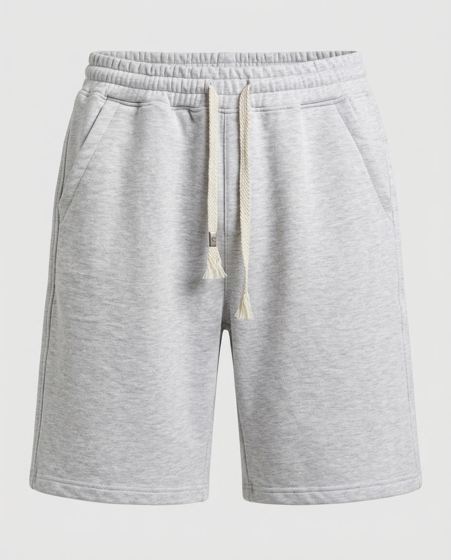 Men's Casual Dark Grey Sweat Shorts