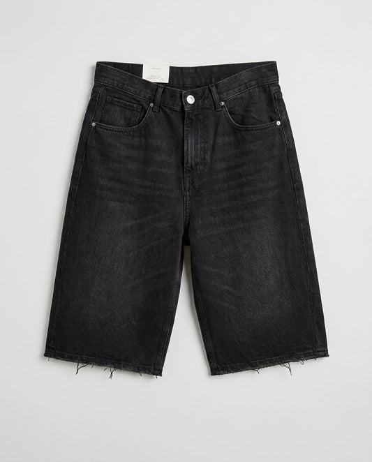 Raw Hem Denim Shorts