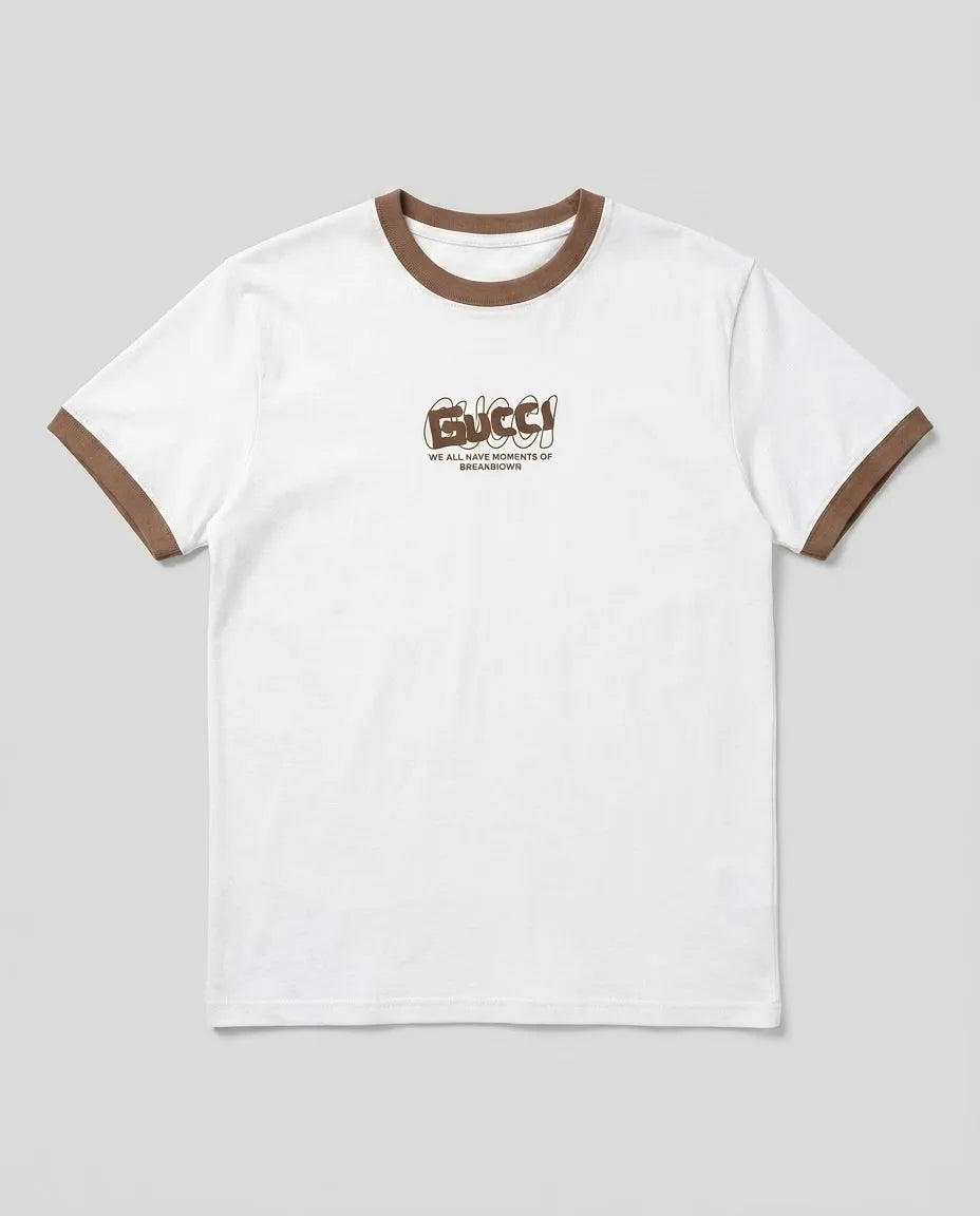 GUCCI Statement Graphic Ringer T-Shirt - Over Size
