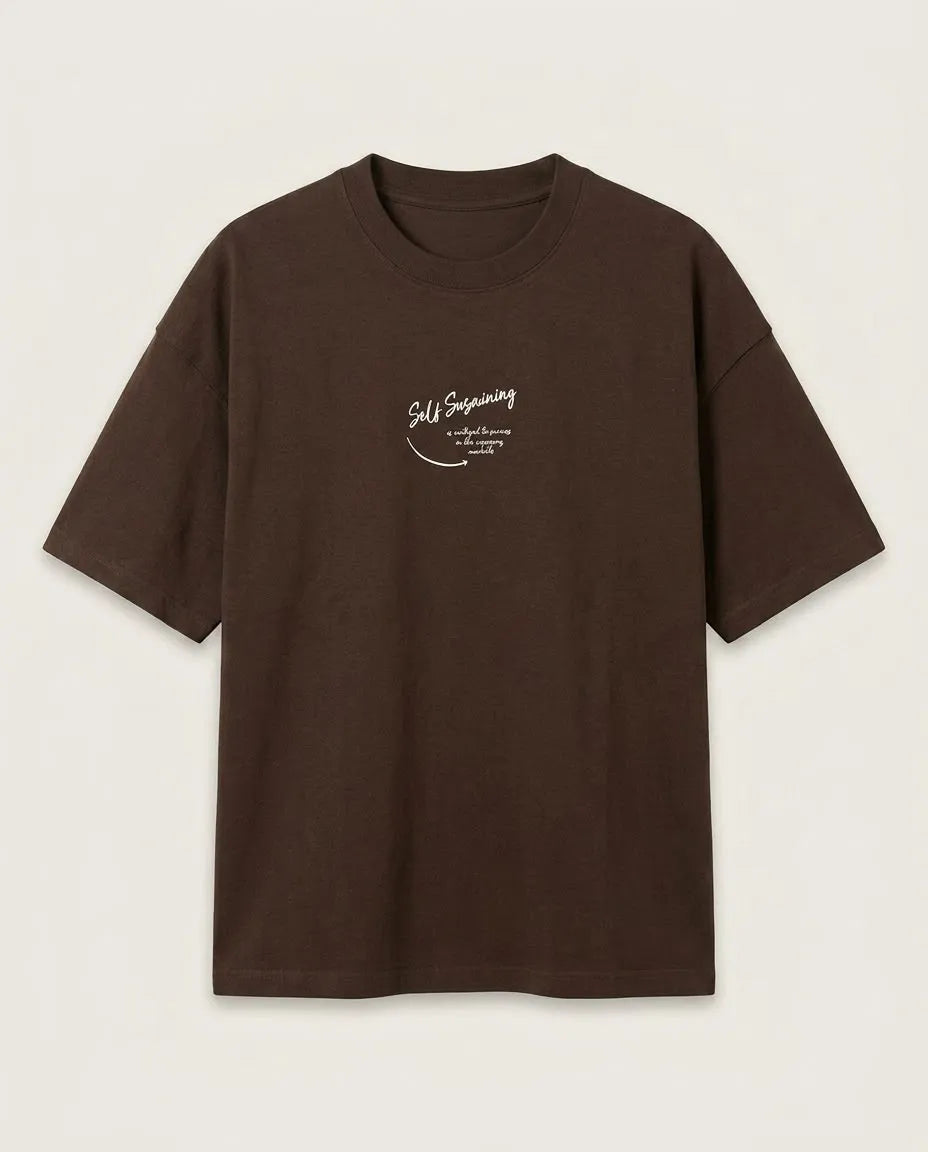 "Self Sufficiency" Abstract Graphic T-Shirt