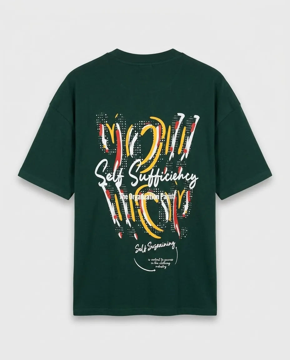 "Self Sufficiency" Abstract Graphic T-Shirt
