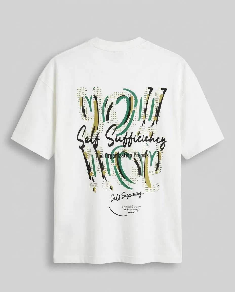 "Self Sufficiency" Abstract Graphic T-Shirt