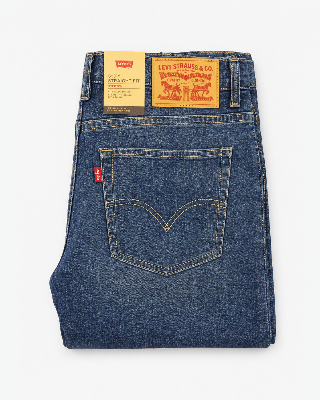 Straight Fit Denim Jeans