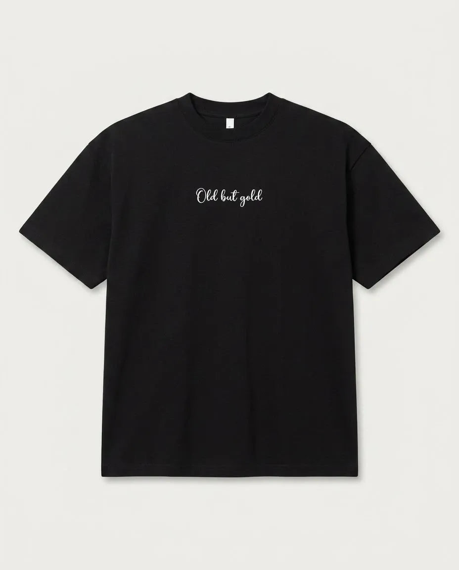 "Old But Gold" Cityscapes Printed T-Shirt - Box Fit