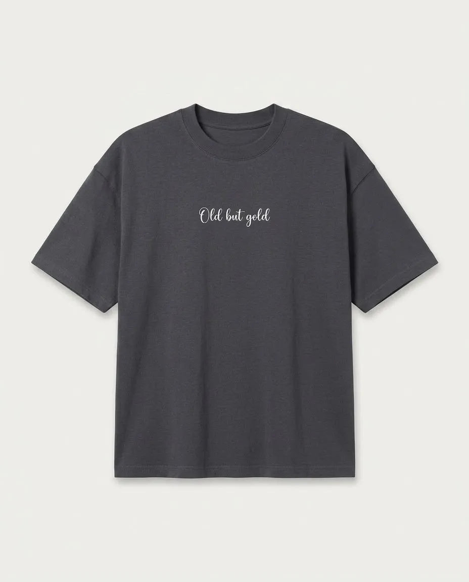 "Old But Gold" Cityscapes Printed T-Shirt - Box Fit