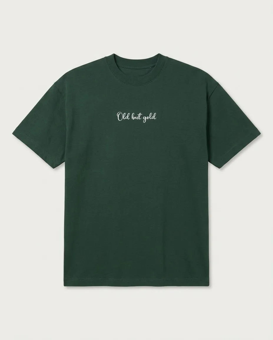 "Old But Gold" Cityscapes Printed T-Shirt - Box Fit
